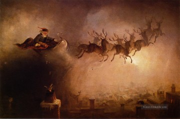 Weihnachtsmann William Beard Ölgemälde